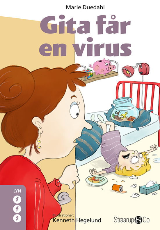 Cover for Marie Duedahl · Lyn: Gita får en virus (Hardcover Book) [1.º edición] (2023)