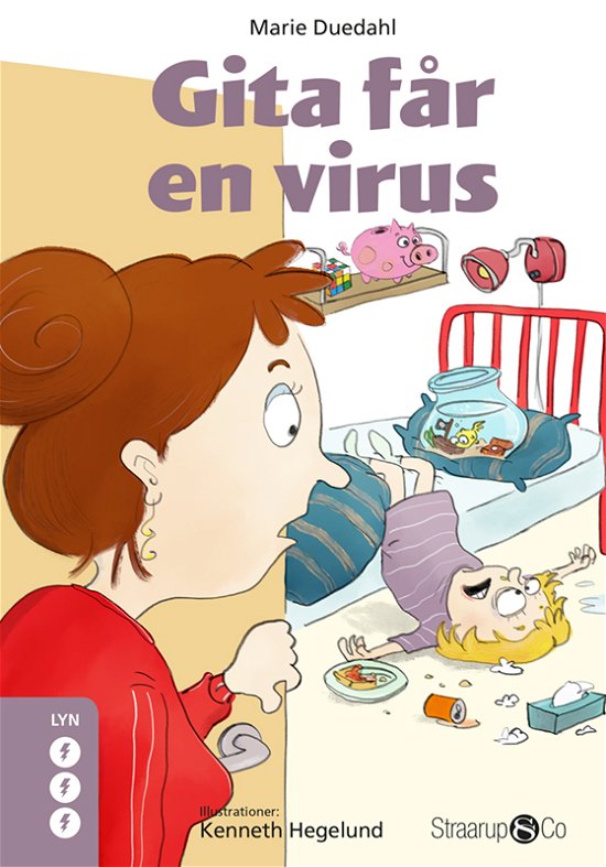 Cover for Marie Duedahl · Lyn: Gita får en virus (Hardcover bog) [1. udgave] (2023)