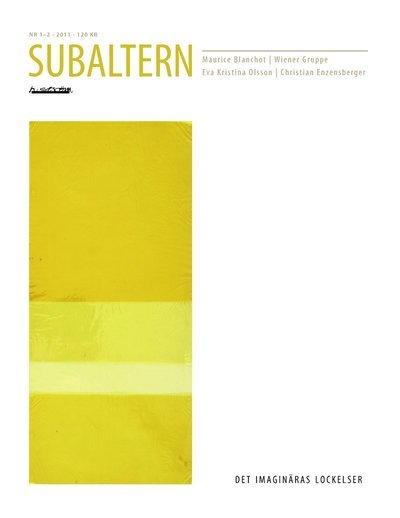 Cover for Martin Bergqvist · Subaltern: Subaltern 1-2 (Bog) (2011)