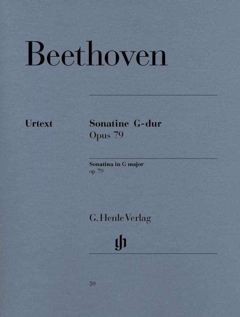 Cover for Beethoven · Sonatine f.Klav.G.op.79.HN59 (Buch) (2018)