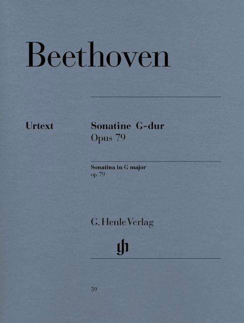 Sonatine f.Klav.G.op.79.HN59 - Beethoven - Bücher - SCHOTT & CO - 9790201800592 - 6. April 2018