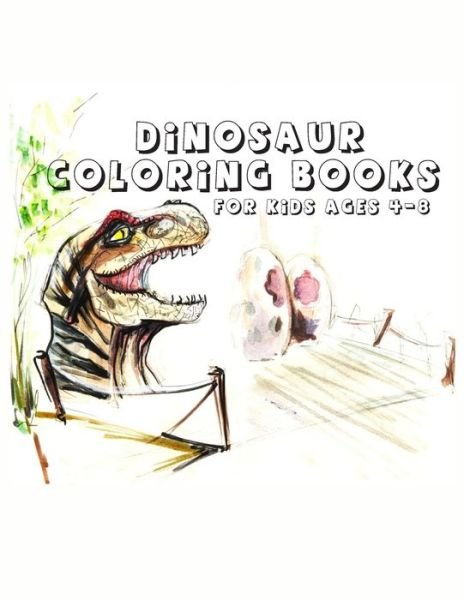Cover for Daniel Modebe · Dinosaur Coloring Books for kids 4-8 (Paperback Bog) (2020)