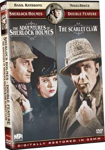 Cover for Sherlock Holmes Double Feature: Adventures (DVD) (2009)
