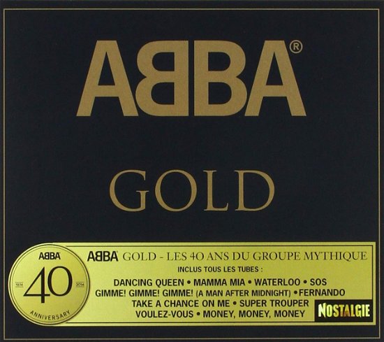 Cover for Abba · Abba Gold 40 Anniversary (CD) (2014)