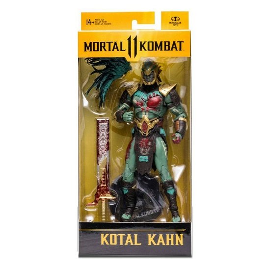 Mortal Kombat Actionfigur Kotal Kahn (Bloody) 18 c - Bandai UK Ltd - Merchandise - BANDAI UK LTD - 0787926110593 - 13 juni 2023