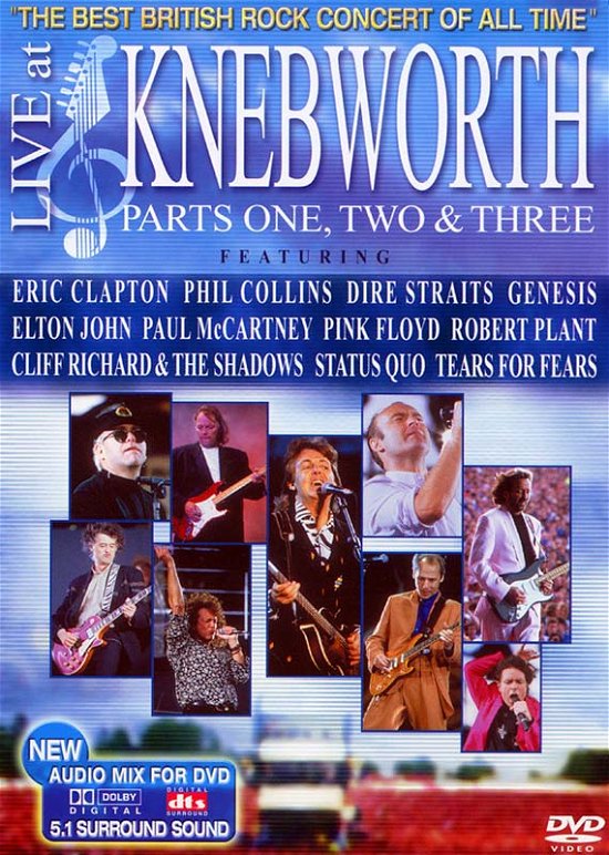 Cover for Live at Knebworth: Parts 1, 2 &amp; 3 · Live at Knebworth:parts on (DVD) (2002)