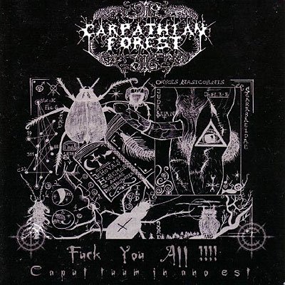 Cover for Carpathian Forest · Fuck You All! (LP) [Limited edition] (2006)