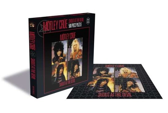 Motley Crue Shout At The Devil (500 Piece Jigsaw Puzzle) - Mötley Crüe - Lautapelit - ZEE COMPANY - 0803343251593 - perjantai 13. maaliskuuta 2020