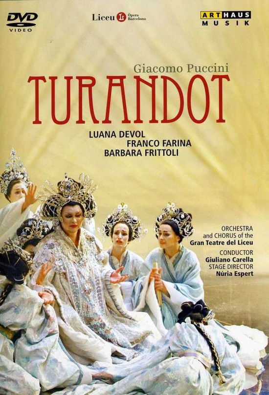 Turandot - G. Puccini - Elokuva - ARTHAUS - 0807280730593 - tiistai 21. elokuuta 2012