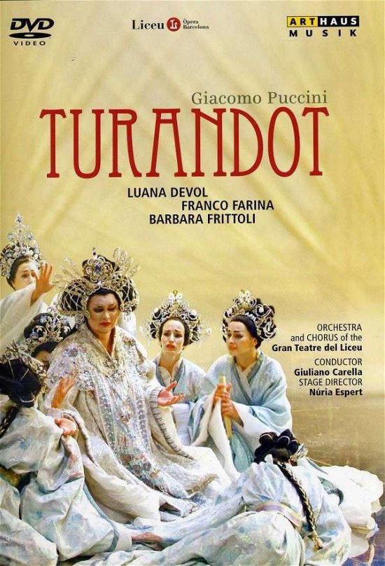 Turandot - Turandot - Films - ARTHAUS - 0807280730593 - 28 augustus 2012