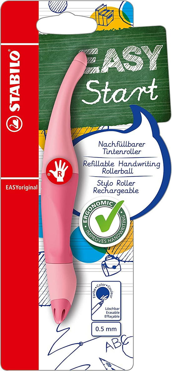 Cover for Rollerpen rechtshandig Stabilo Easyoriginal: pastel roze (B · Rollerpen rechtshandig Stabilo Easyoriginal: pastel roze (B-58459-5) (Lelut)