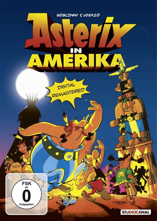 Cover for Asterix in Amerika - Digital Remastered (DVD) (2015)