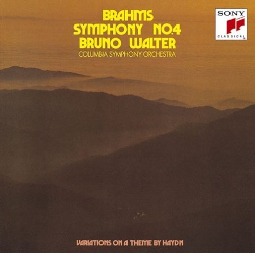 Cover for Bruno Walter · Brahms: Symphony No.4, Haydn Variations (CD) (2008)