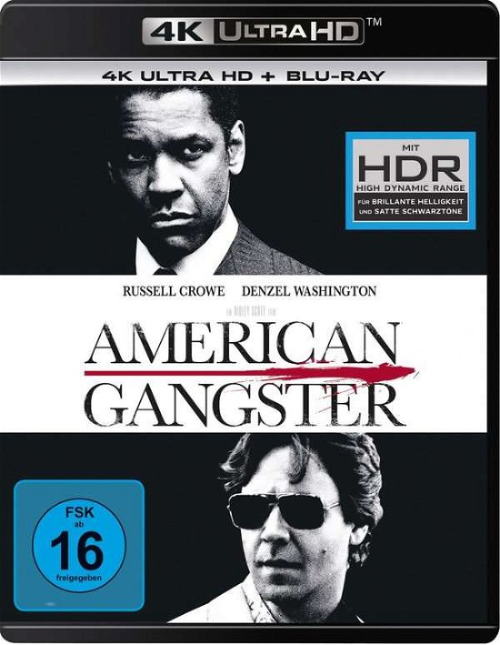 Cover for Denzel Washington,russell Crowe,cuba Gooding,... · American Gangster (4K Ultra HD) (2019)