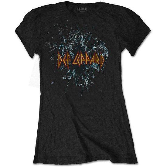 Cover for Def Leppard · Def Leppard Ladies T-Shirt: Shatter (T-shirt) [size S] [Black - Ladies edition]