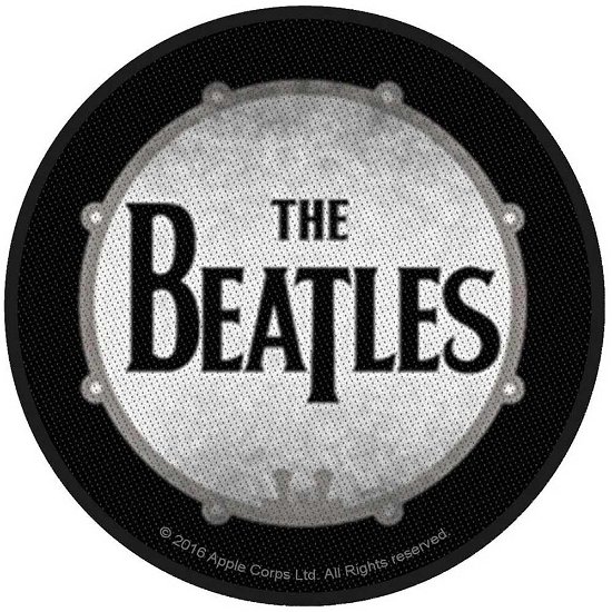 The Beatles Standard Woven Patch: Drumskin - The Beatles - Merchandise -  - 5056365700593 - 