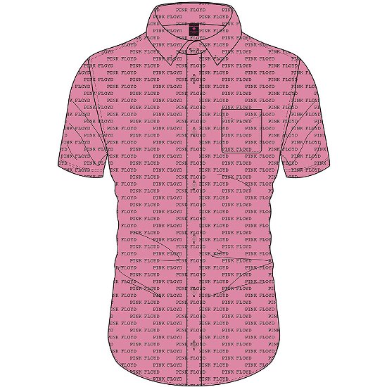 Cover for Pink Floyd · Pink Floyd Unisex Casual Shirt: Courier Pattern (All Over Print) (Kläder) [size S] [Pink - Unisex edition]