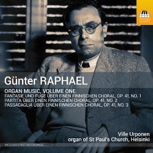 Cover for Ville Urponen · Günter Raphael: Organ Music, Volume One (CD) (2025)