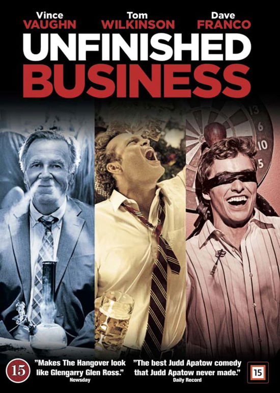 Cover for Vince Vaughn / Tom Wilkinson / Tom Franco · Unfinished Business (DVD) (2015)