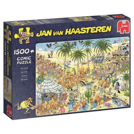 Cover for Jumbo · Puslespil The Oasis - 1500 brikker, 'Jan van Haasteren (Pussel) (2020)