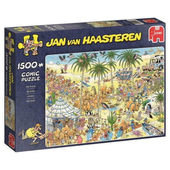 Cover for Jumbo · Puslespil The Oasis - 1500 brikker, 'Jan van Haasteren (Pussel) (2020)