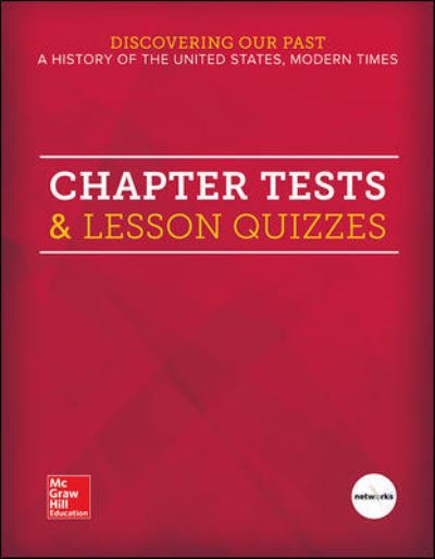 Cover for McGraw Hill · Discovering Our Past: A History of the United States, Modern Times, Chapter Tests &amp; Lesson Quizzes - THE AMERICAN JOURNEY (SURVEY) (Taschenbuch) (2017)