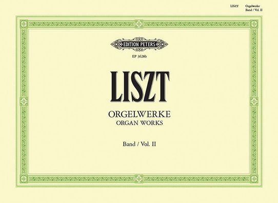 Cover for Franz Liszt · Complete Organ Works (Book) (2023)