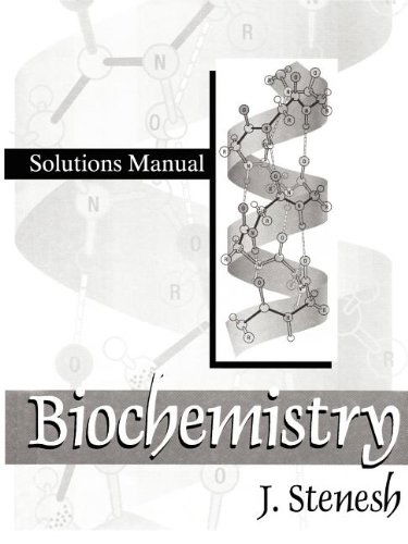 Cover for J. Stenesh · Biochemistry Biochemistry: Solutions Manual (Paperback Book) [1998 edition] (1998)