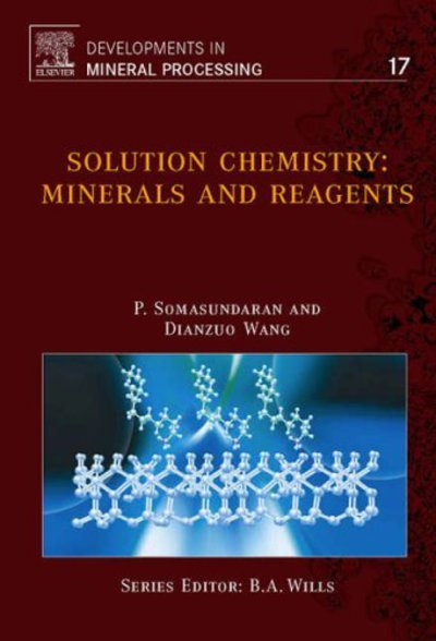 Cover for Somasundaran, P. (Columbia University, New York, U.S.A.) · Solution Chemistry: Minerals and Reagents - Developments in Mineral Processing (Hardcover Book) (2006)