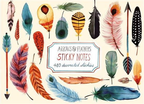 Arrows & Feathers Sticky Notes - Galison - Books - Galison - 9780735341593 - October 1, 2014