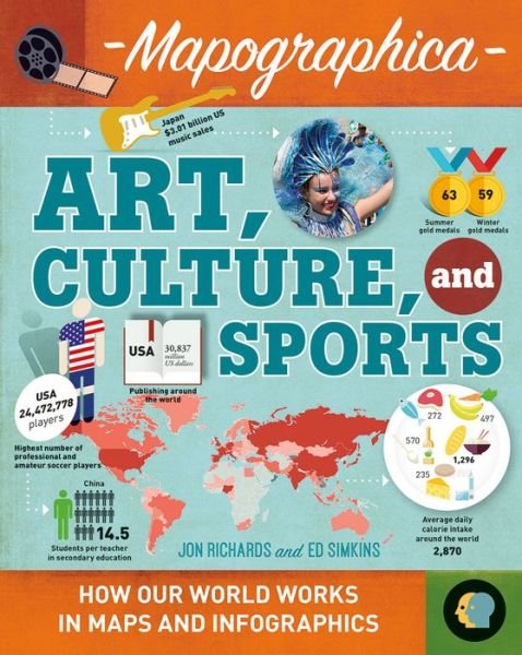 Cover for Jon Richards · Art, Culture, and Sports - Mapographica (Paperback Bog) (2016)