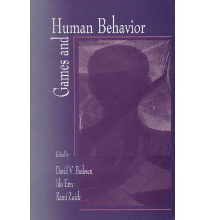Cover for Ido Erev · Games and Human Behavior: Essays in Honor of Amnon Rapoport (Paperback Bog) (1998)