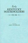 Cover for Peter Jr. Sutherland · Early Kentucky Householders 1787-1811 (Paperback Book) (2009)