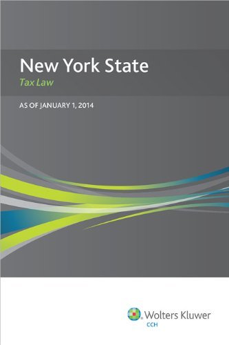 Cover for Cch Tax Law Editors · New York State Tax Law (As of January 1, 2014) (Paperback Book) (2014)