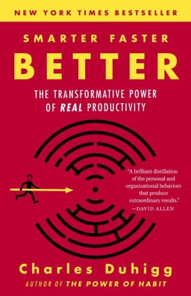 Cover for Charles Duhigg · Smarter Faster Better (Pocketbok) (2017)