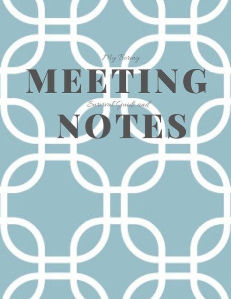 Cover for Gadfly Books · My Boring Meeting Survival Guide and Notes 8.5x11 Meeting Notebook and Puzzle Book (Paperback Book) (2019)