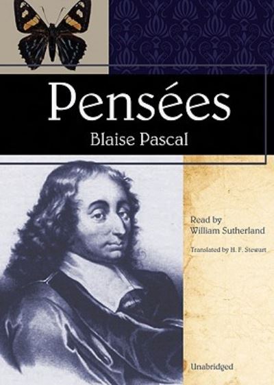 Cover for Blaise Pascal · Pensees (MP3-CD) (2001)