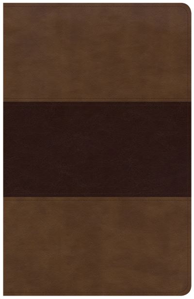 Cover for Holman Bible Staff Holman Bible Staff · KJV Large Print Personal Size Reference Bible, Saddle Brown Leathertouch (Leather Book) (2019)