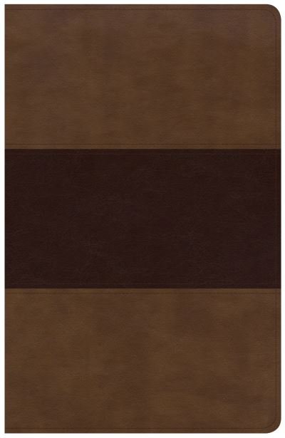 Cover for Holman Bible Staff Holman Bible Staff · KJV Large Print Personal Size Reference Bible, Saddle Brown Leathertouch (Skinnbok) (2019)