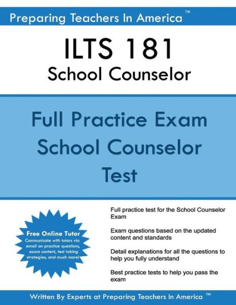 Cover for Preparing Teachers In America · ILTS 181 School Counselor (Paperback Book) (2017)