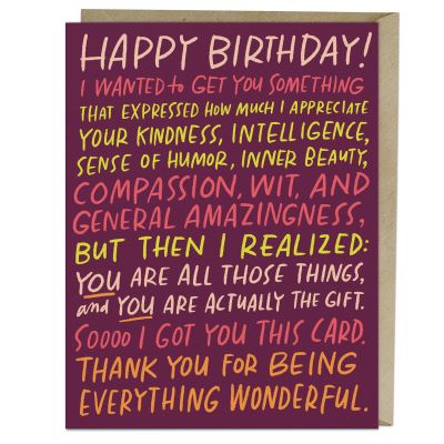 Cover for Em &amp; Friends · 6-Pack Em &amp; Friends Everything Wonderful Birthday Greeting Cards (MISC) (2021)