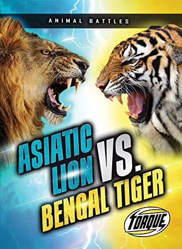 Cover for Kieran Downs · Asiatic Lion vs. Bengal Tiger (Hardcover Book) (2022)