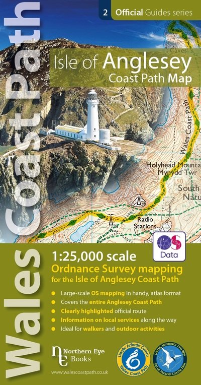 Cover for Isle of Anglesey Coast Path Map: 1:25,000 scale Ordnance Survey mapping for the entire Isle of Anglesey Coast Path - OS Map Books: Wales Coast Path (Pamflet) (2019)