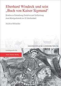 Cover for Schneider · Eberhard Windeck und sein 'Bu (Bog) (2018)