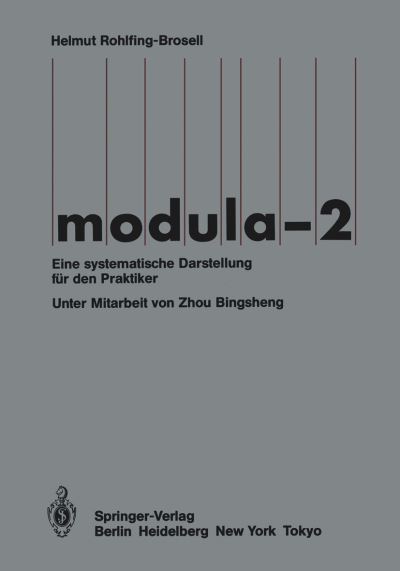 Cover for Helmut Rohlfing-brosell · Modula-2 (Paperback Book) [German edition] (1986)