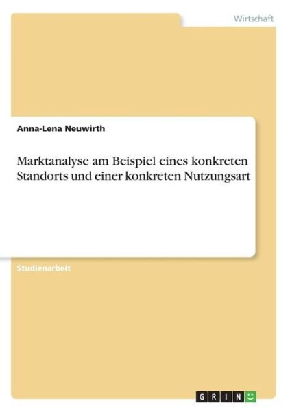 Cover for Neuwirth · Marktanalyse am Beispiel eines (Bok)