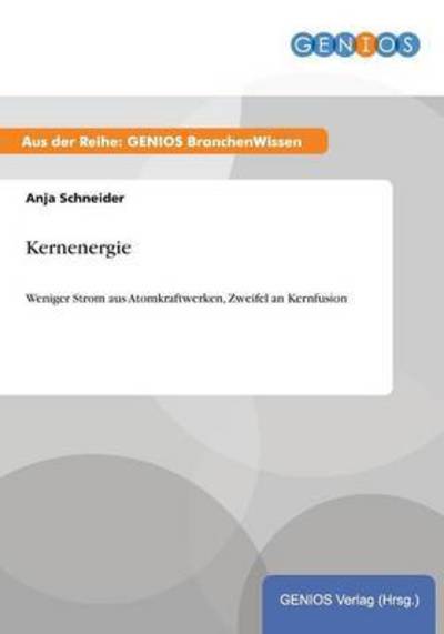 Cover for Anja Schneider · Kernenergie: Weniger Strom aus Atomkraftwerken, Zweifel an Kernfusion (Paperback Book) (2015)
