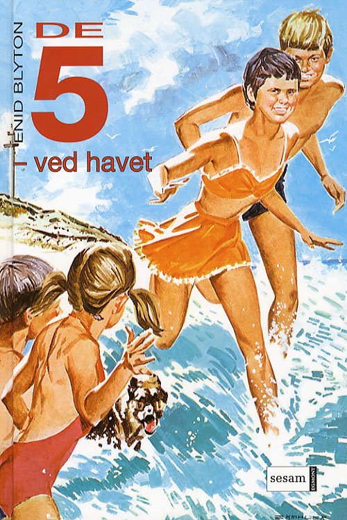 Cover for Enid Blyton · De 5, 12: De fem ved havet (Bound Book) [3. Painos] [Indbundet] (2007)