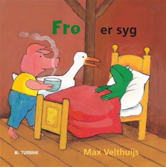 Cover for Max Velthuijs · Frø er syg (Papbog) [1. udgave] (2017)