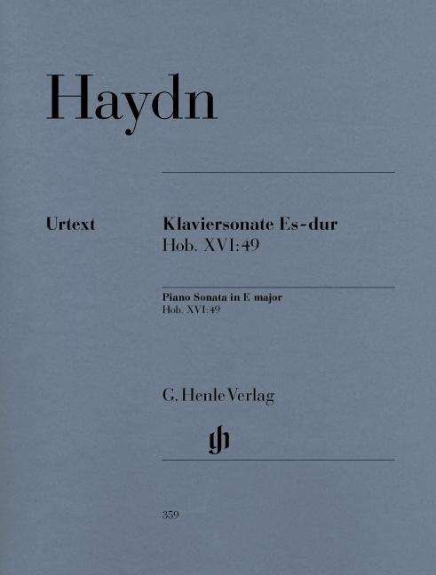 Cover for Haydn · Klaviers.Es-Dur Hob.XVI:49.HN359 (Bog)